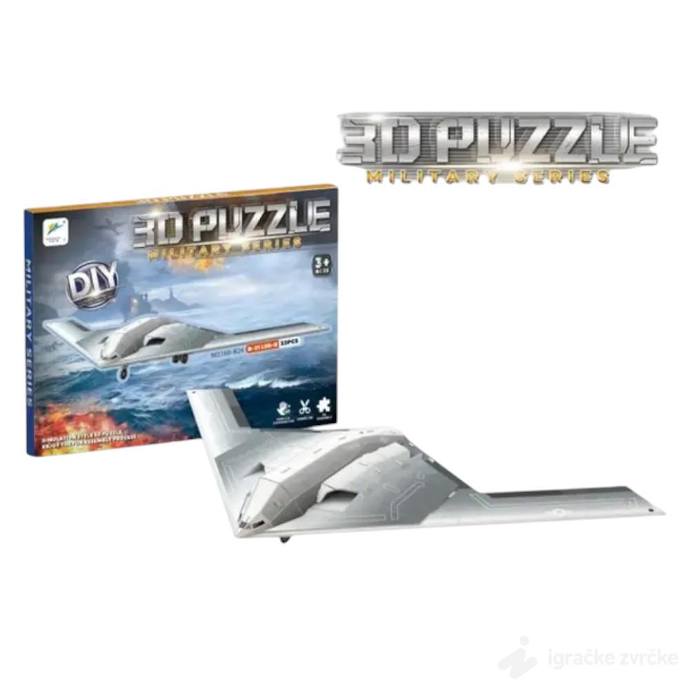 3D Slagalica B-21 Long Range Strike Bomber