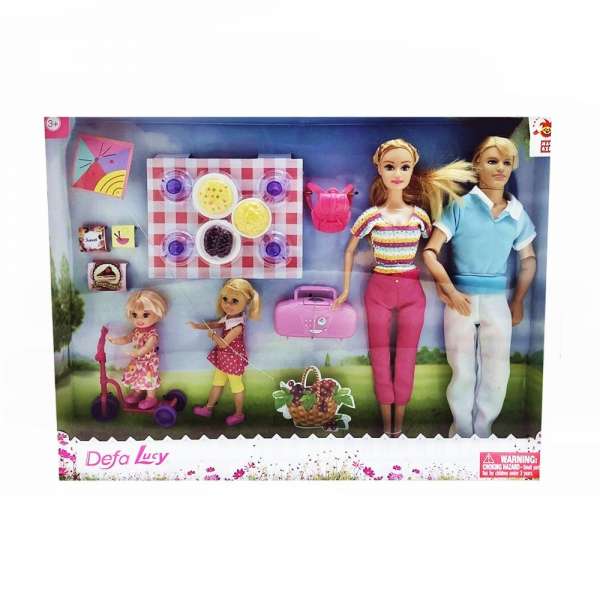 Barbika sa Kenom na pikniku (+ 2 devojčice)