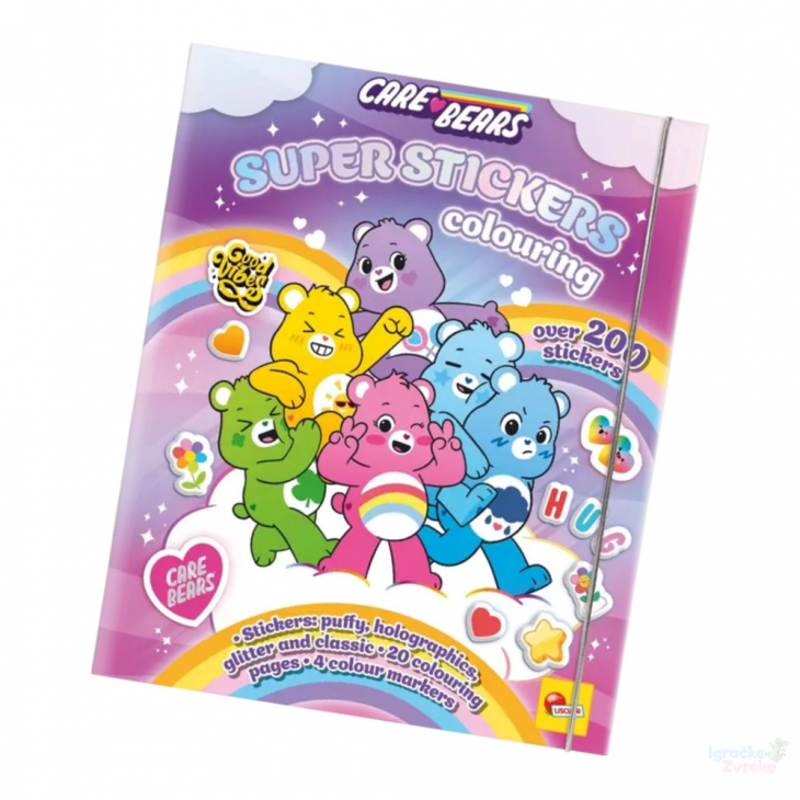 CARE BEARS Kreativni set sa flomasterima