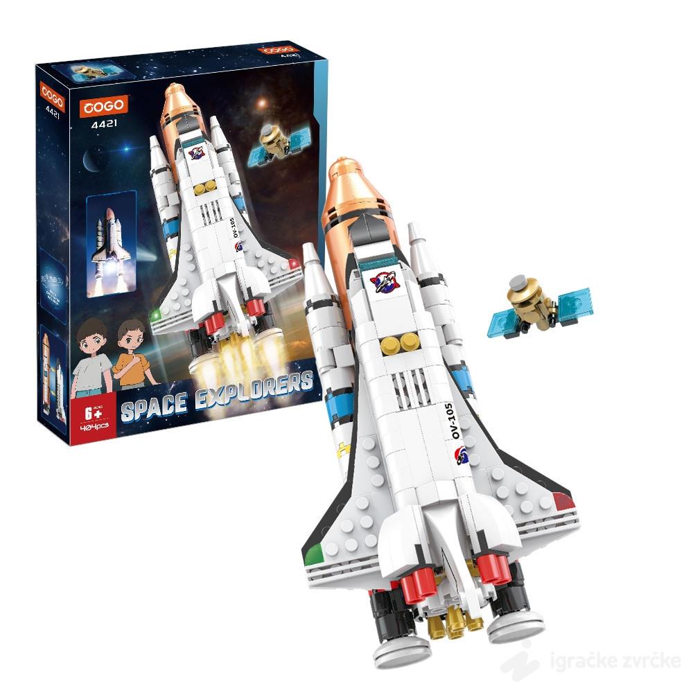 COGO kocke Space Explorers (404pcs) - 4421