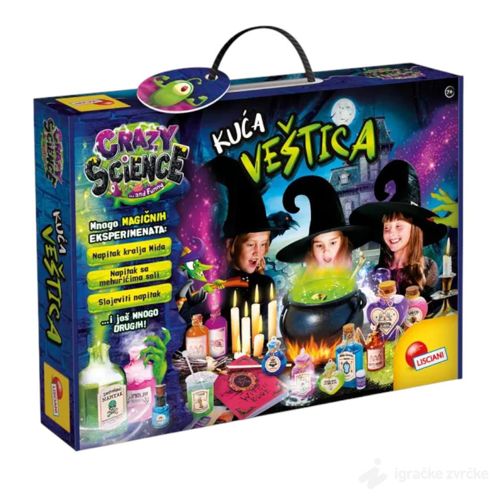 Edukativni set KUĆA VEŠTICA Crazy Science