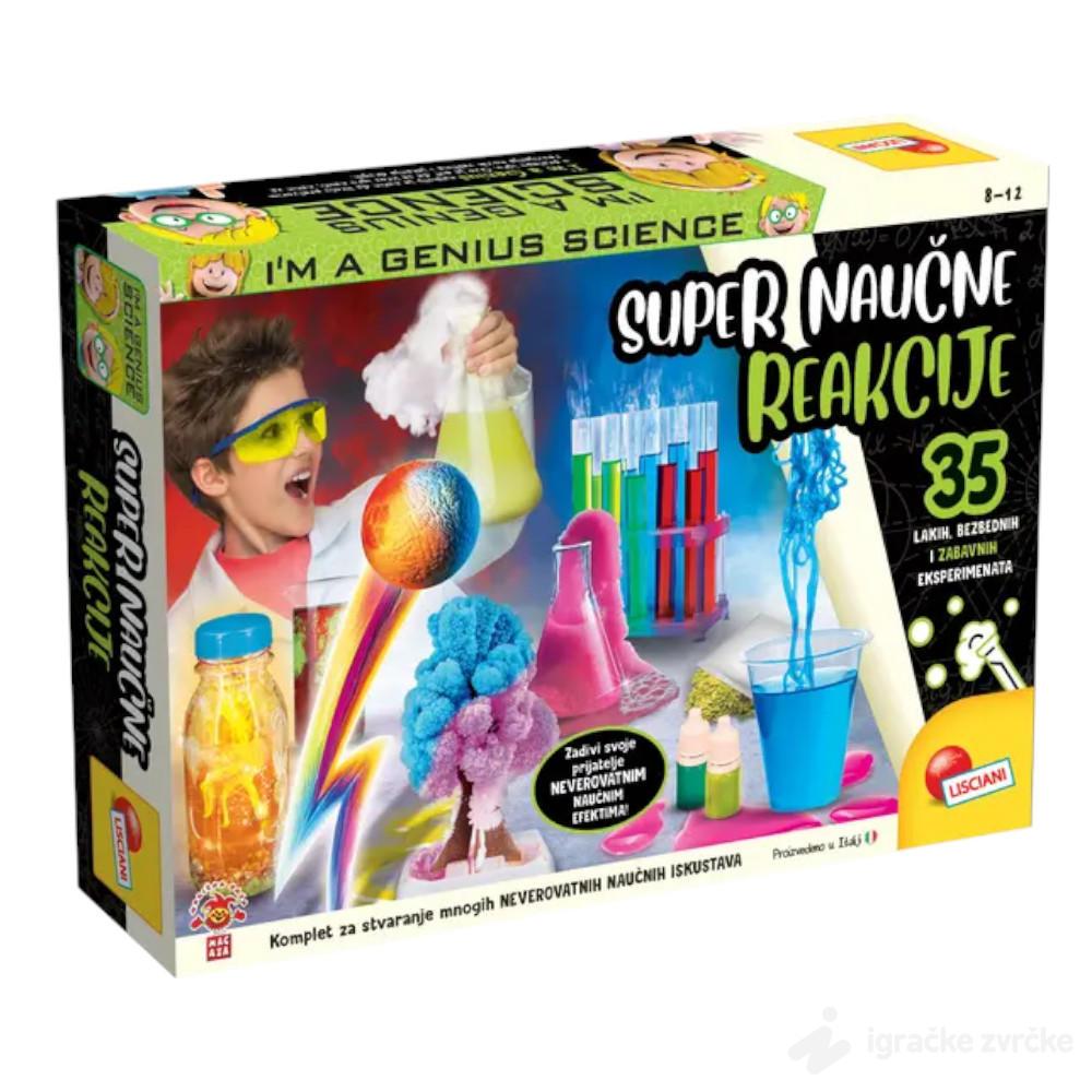 Edukativni set SUPER NAUČNE REAKCIJE Lisciani