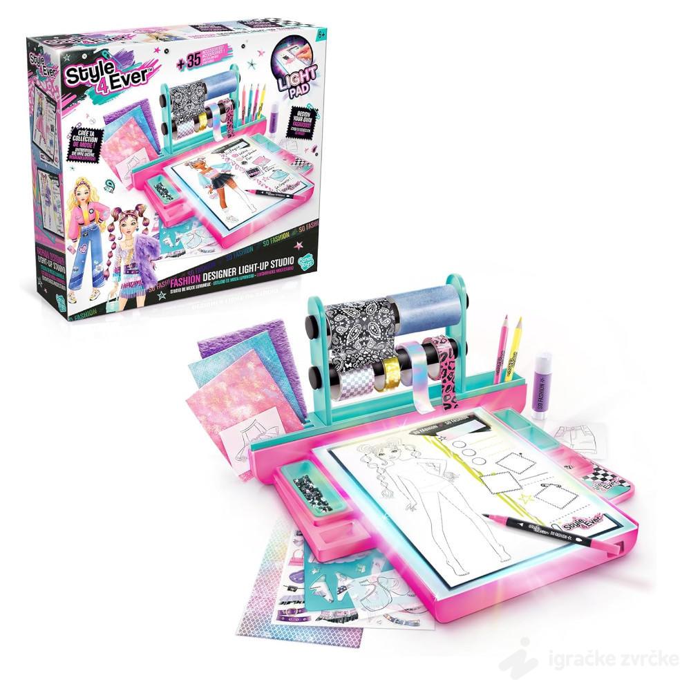 FASHION STUDIO - Kreativi set sa LED tablom