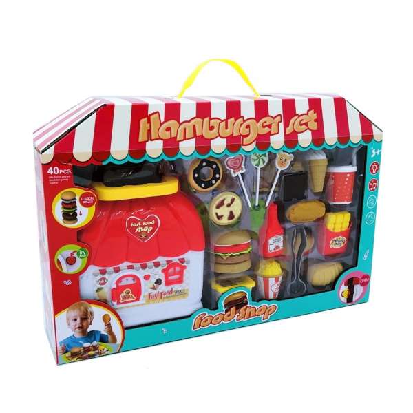 Hamburger Set igračka - Prodavnica Hamburgera (40pcs)