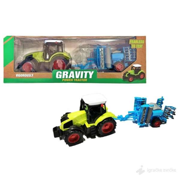 Igračka Traktor sa drljačom