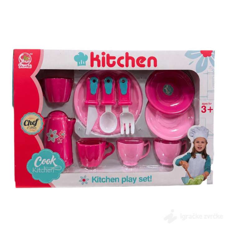 Kitchen set za igru 11pcs