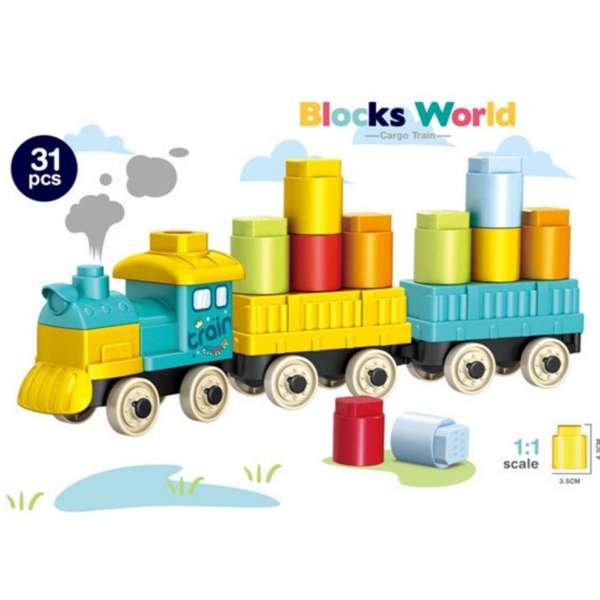 Kocke za decu Voz - Blocks World