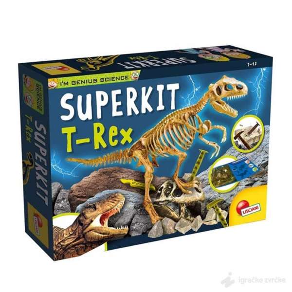 Lisciani Mali Genije Super kit T-REX - Iskopaj dinosaurusa!