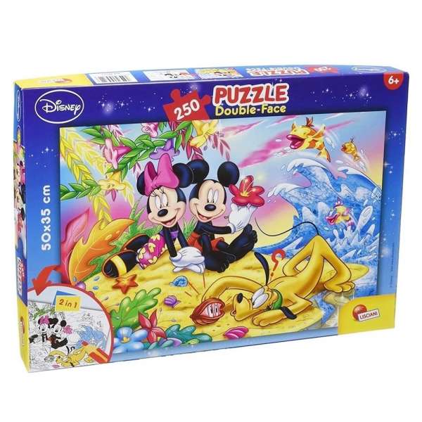 Lisciani Puzzle Miki Maus 250 delova - Složi i Oboji