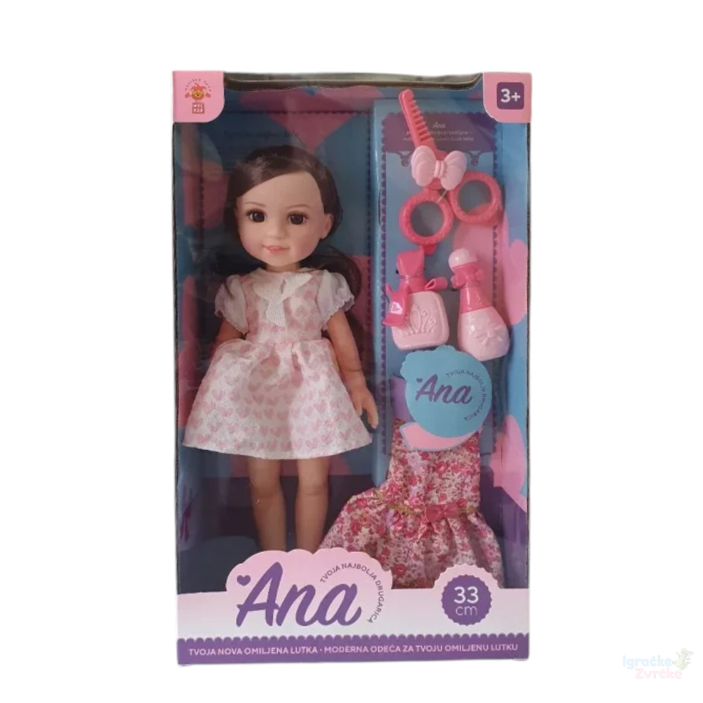Lutka Ana set sa makazicama i dodaci