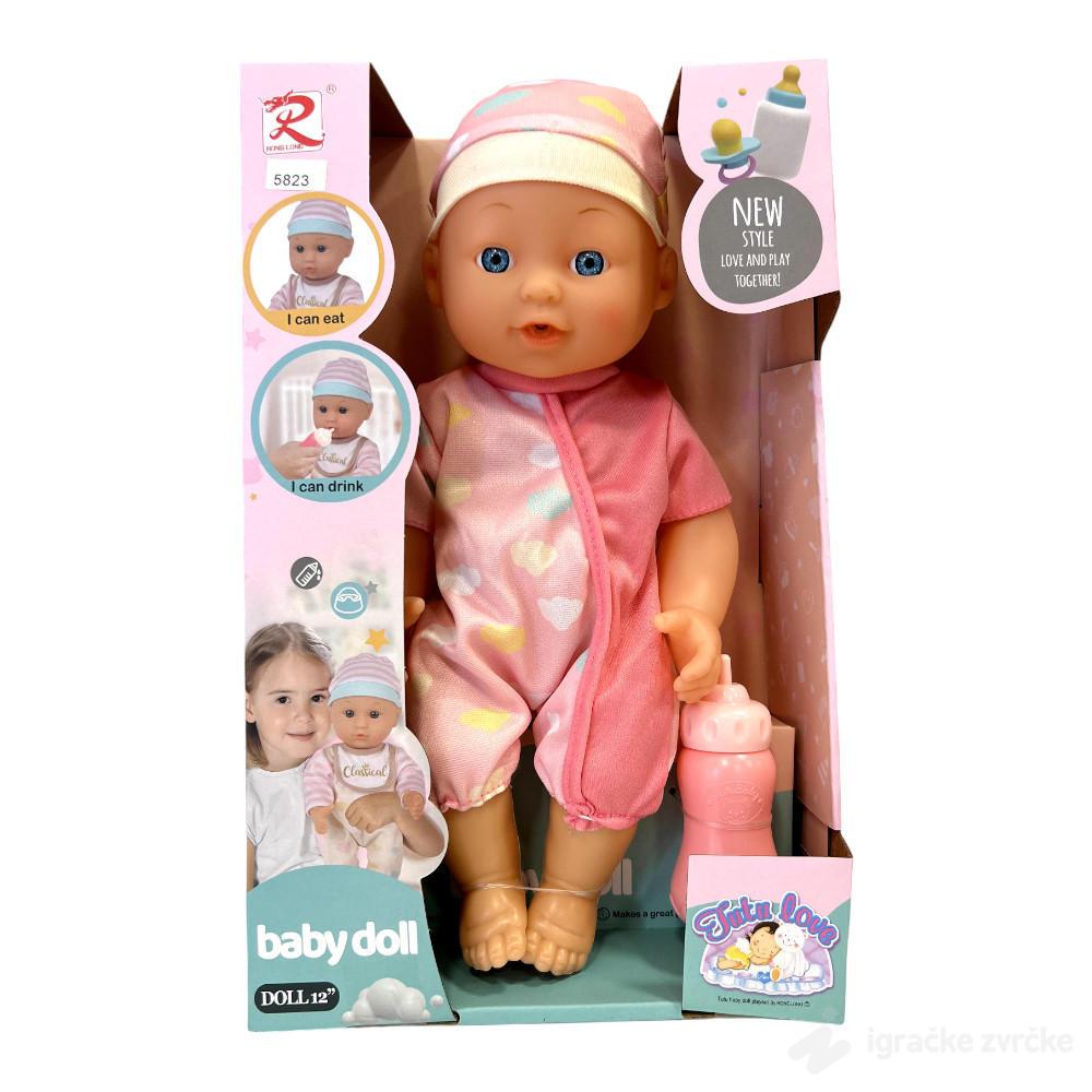 Lutka beba sa flašicom (30cm)