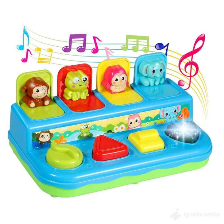 Muzička igračka na pritiskanje ANIMALS