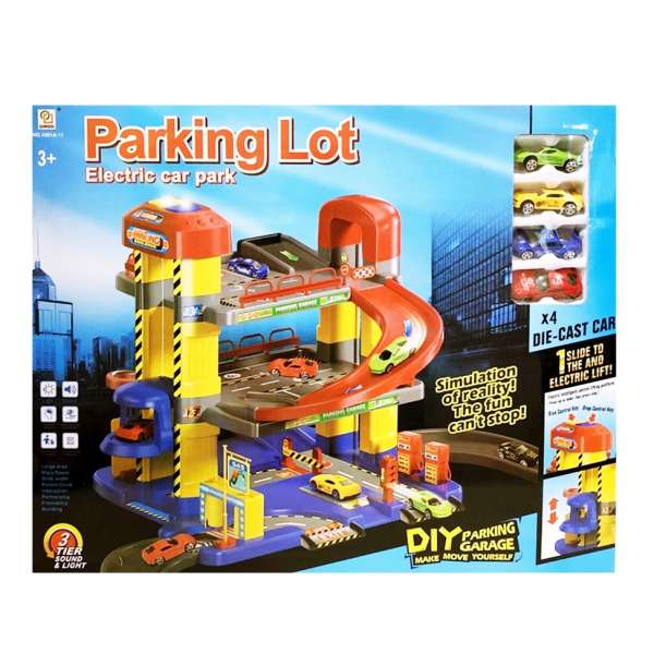 Parking Garaža sa liftom i autićima (SVETLO+ZVUK)
