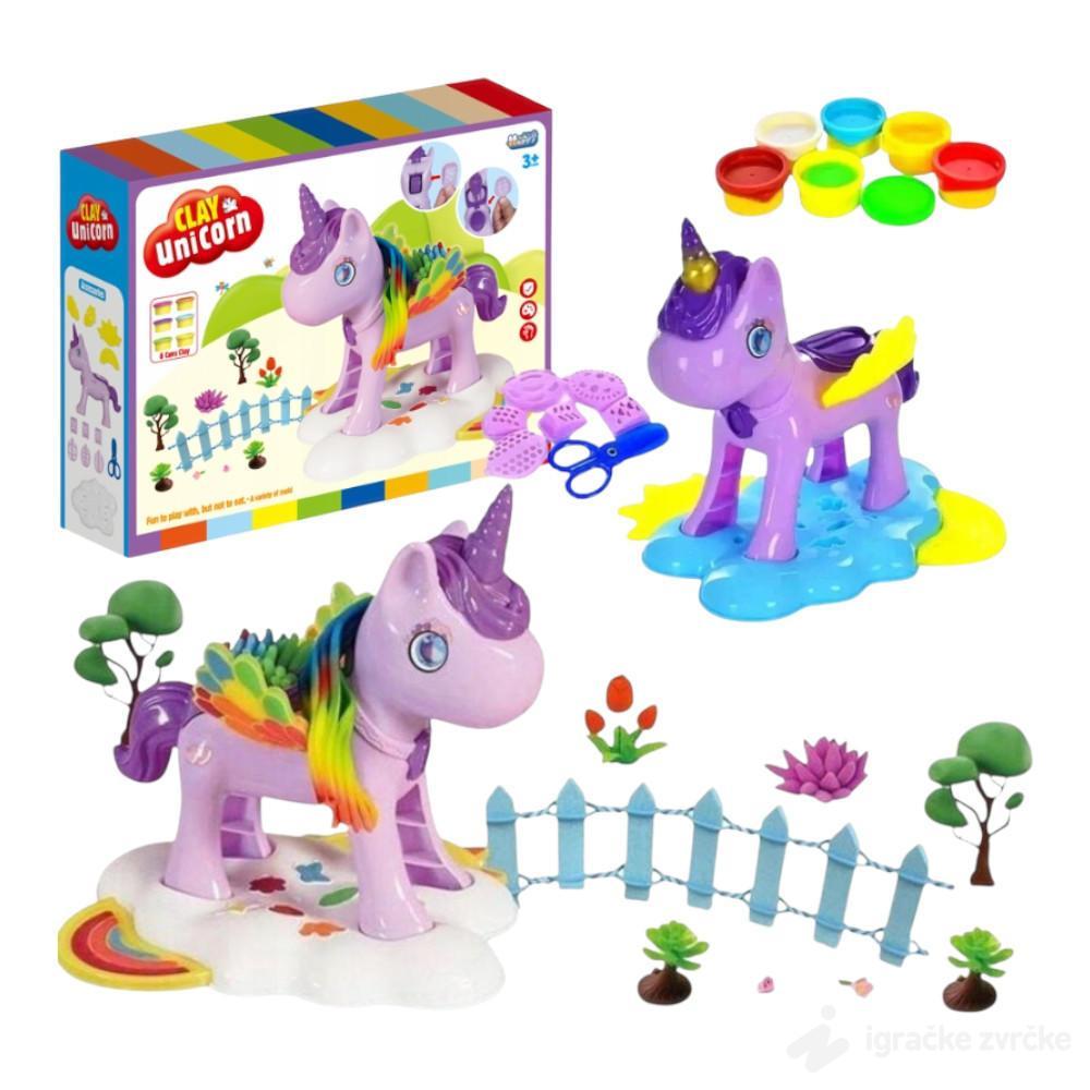 Plastelin set RAINBOW UNICORN