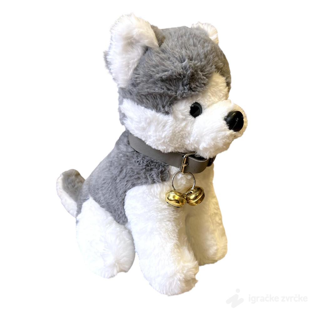 Plišana igračka HASKI sa zvoncem