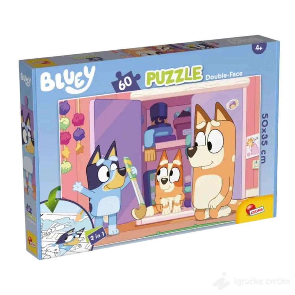Slagalica Bluey 2u1 MAXI (60pcs) Lisciani