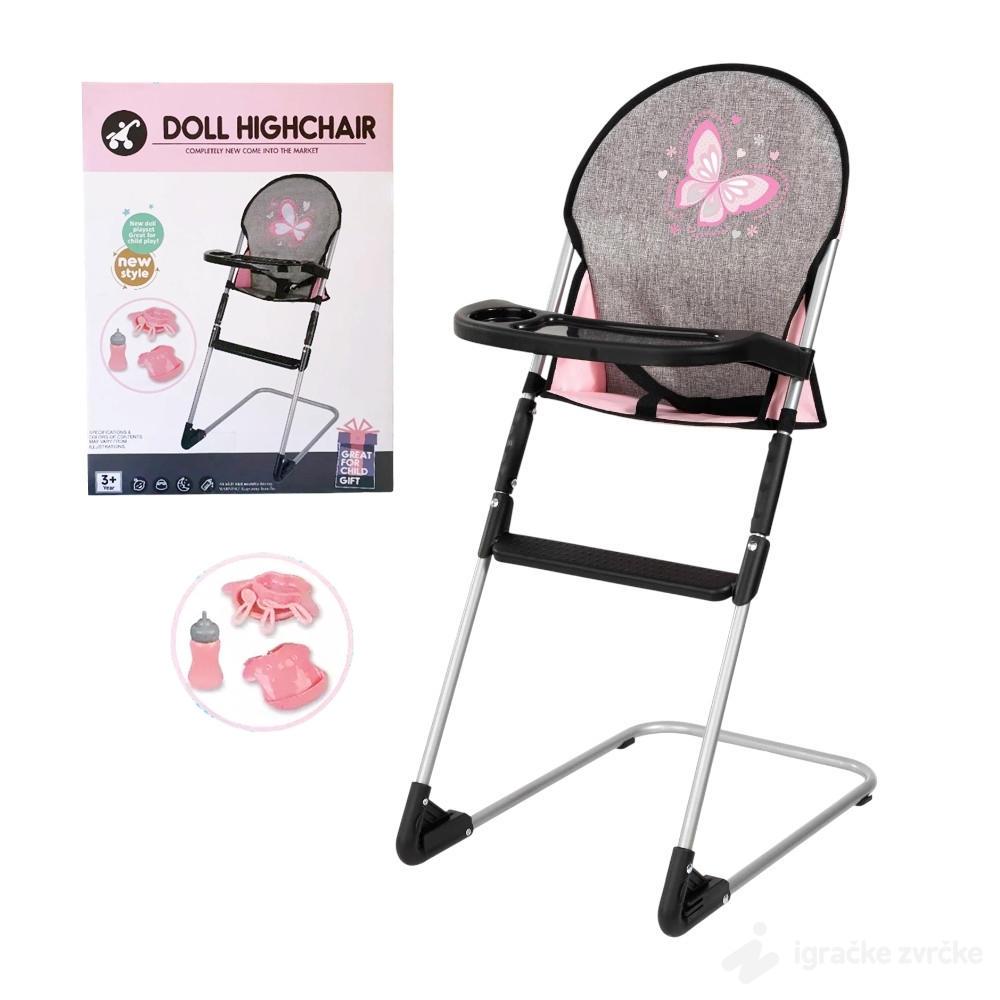 Stolica za hranjenje za lutke DOLL