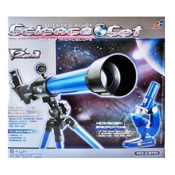 Teleskop i Mikroskop Set za decu - BEST LUCK 2u1