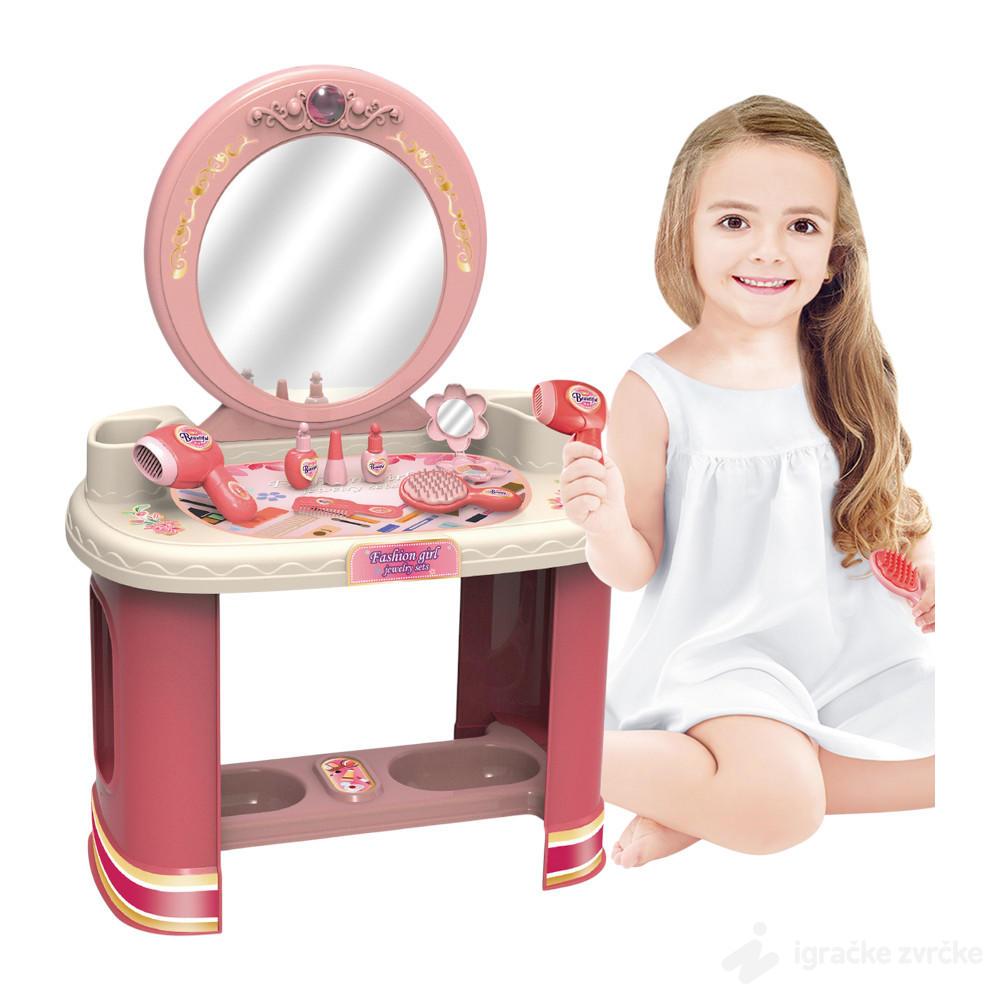 Toaletni sto za šminkanje sa dodacima