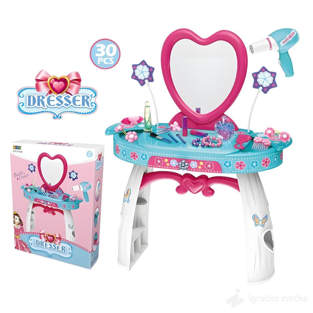 Toaletni sto za šminkanje SRCE