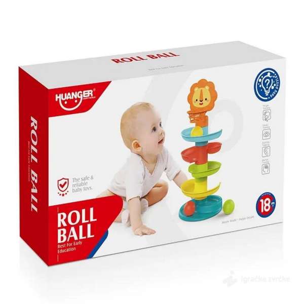 Tobogan sa lopticama igračka za bebe