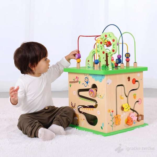 Tooky Toy Velika Drvena multifunkcionalna igračka