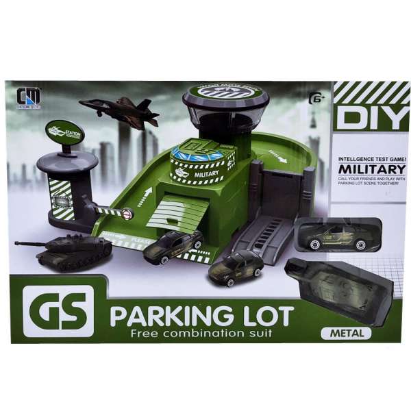 Vojna Garaža parking igračka - MILITARY SET