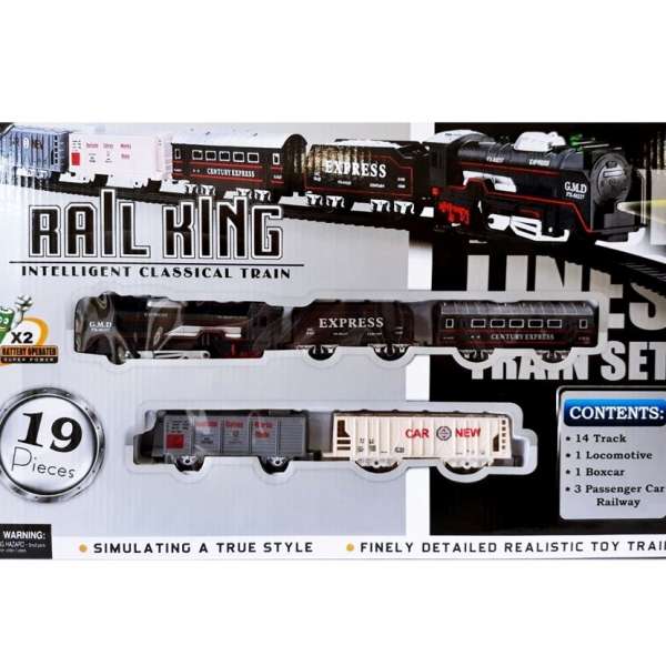 Voz sa prugom na baterije Rail King EXPRESS