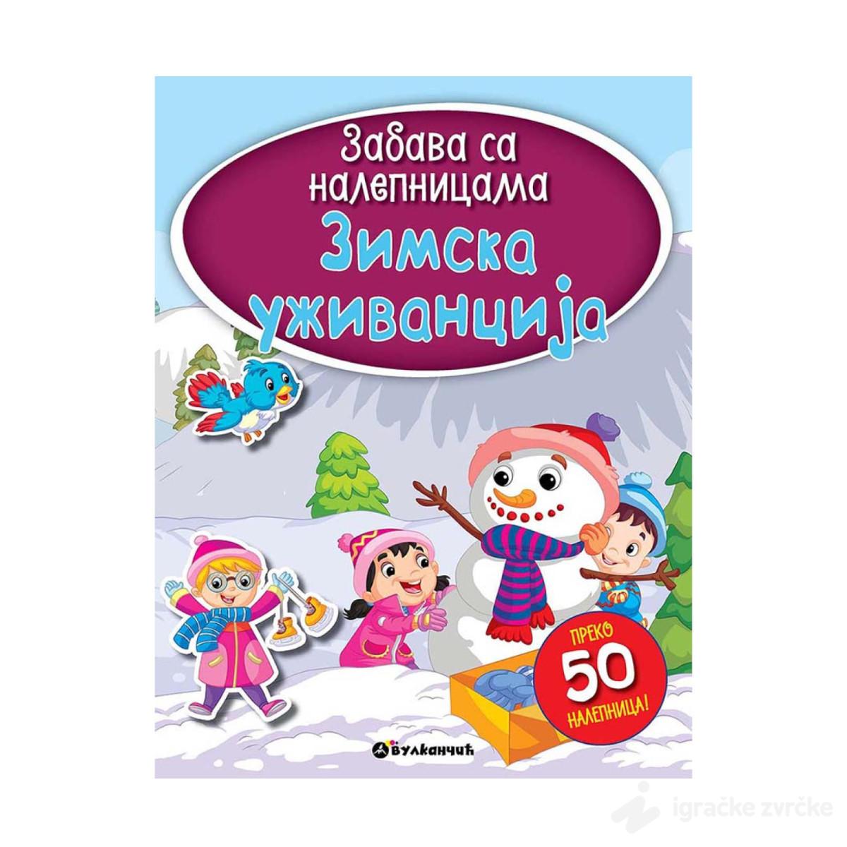 Zabava sa nalepnicama - Zimska uživancija