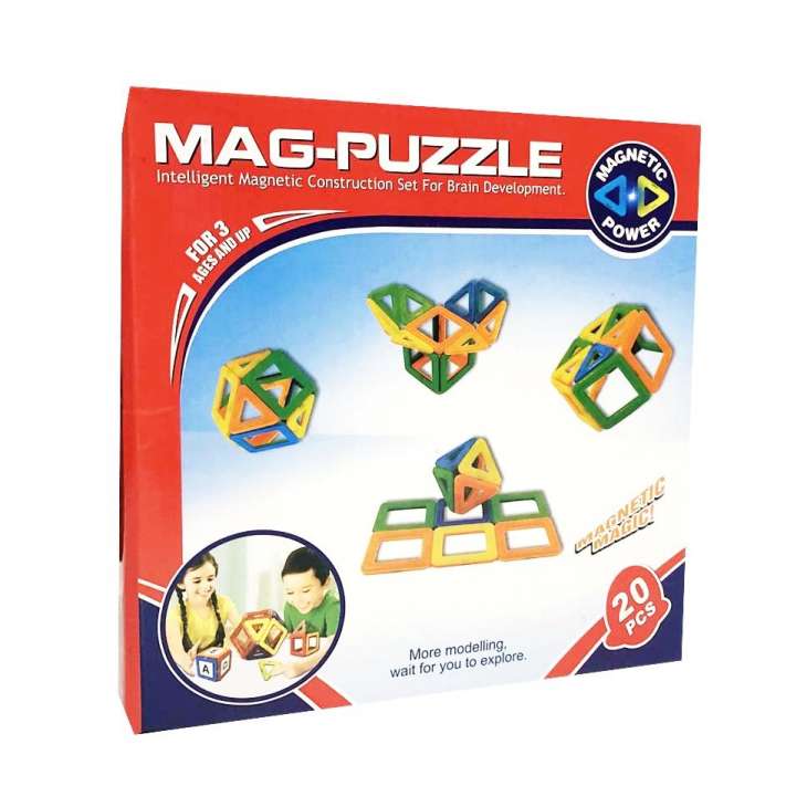 Magnetne pločice za igru MAG PUZZLE
