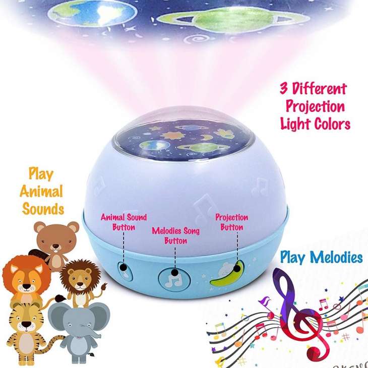 Noćna Lampa projektor za bebe