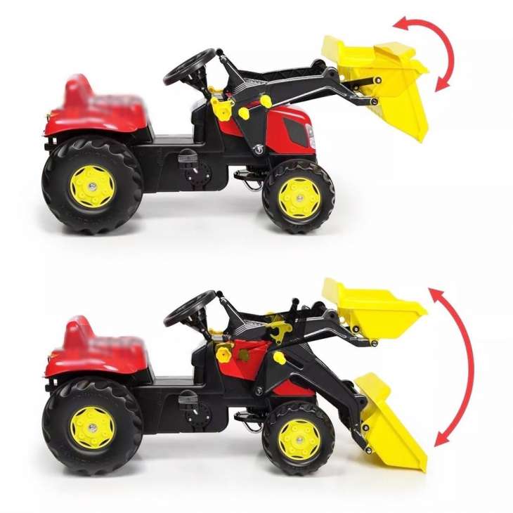 Traktor na pedale sa kašikom i prikolicom Rolly Kid (023127)