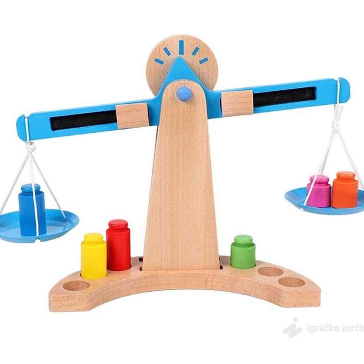 Drvena Vaga igračka za decu