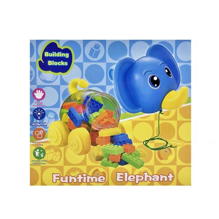 Slon sa kockama na točkiće HAPPY