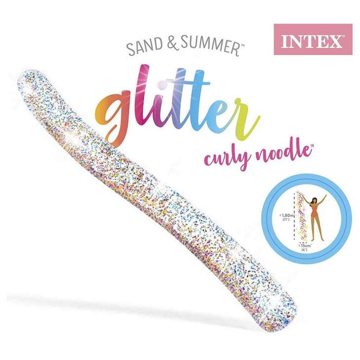 INTEX Valjak za plutanje Glitter Noodle (180cm)