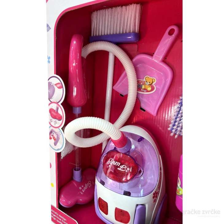 Set za čišćenje za decu sa usisivačem