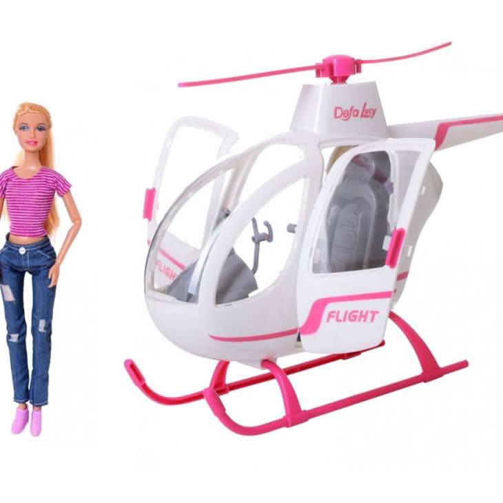 Barbika sa helikopterom - Lutka Defa Lucy Pilot