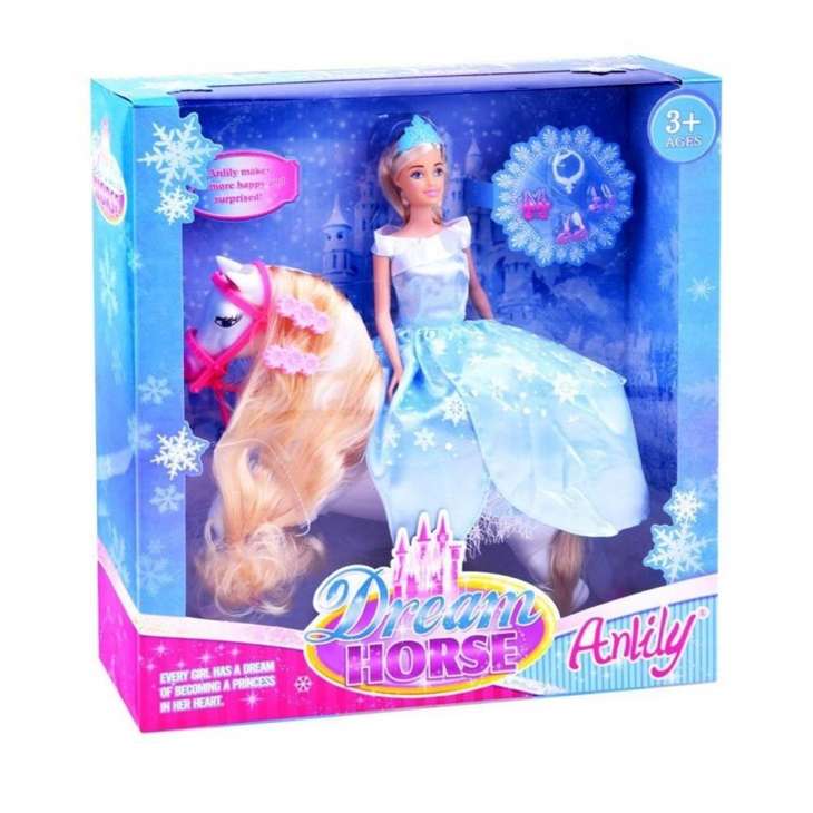 Barbika sa konjem Princess - Magičan set za igru!