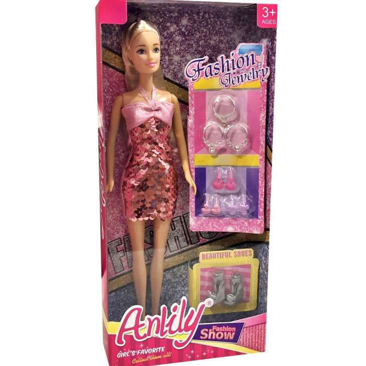 Barbika sa haljinom PIŠI-BRIŠI