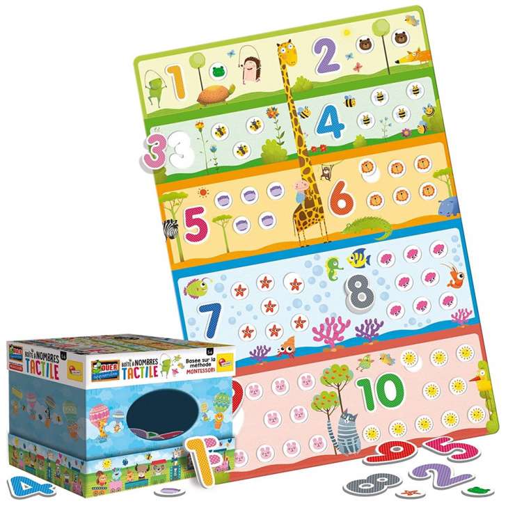 Montessori Taktilni Brojevi - Lisciani SR Edukativna igra