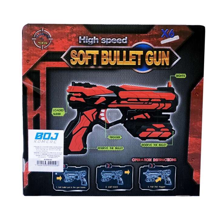 Pištolj za decu na Sundjer metke - Igračka za dečake