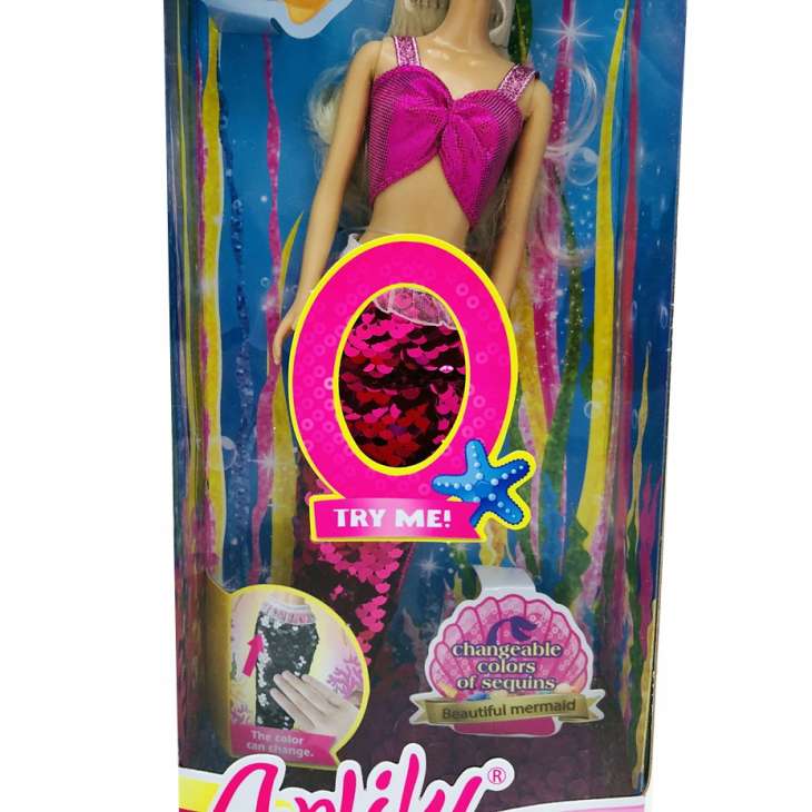 Barbika sirena sa šljokicama